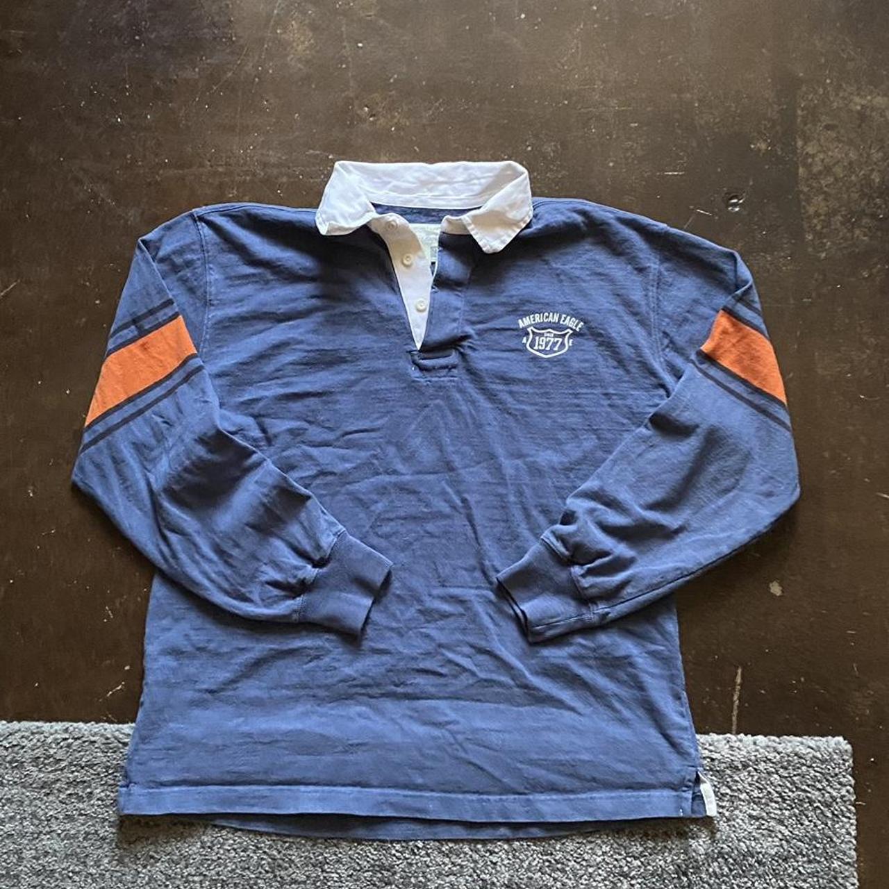 Vintage American eagle rugby shirt. In good... Depop