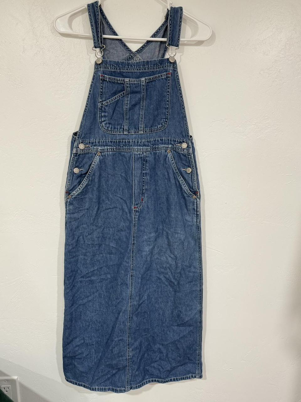 Old Navy Women's Dress - Blue/Navy - S – OLD NAVY BLUE JEANS blue denim overall …