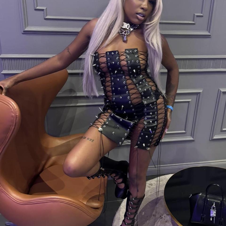 NIKE Marine serre ボディスーツ Nike x Marine Serre 2-in-1 Jersey Bodysuit Guava Ice/Green