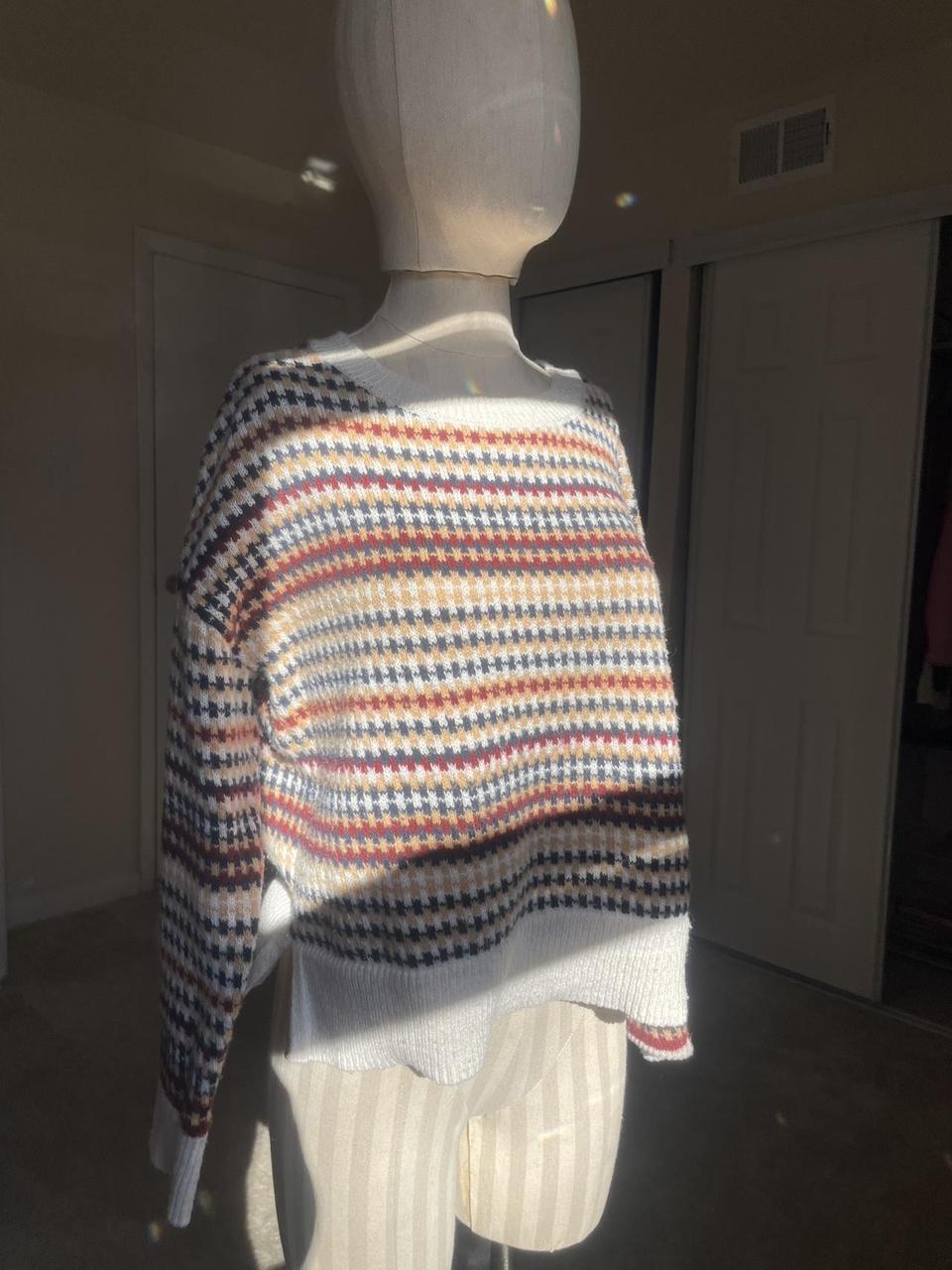 Women's Sweater - Multi - M – Soft and warm multi… - image 1