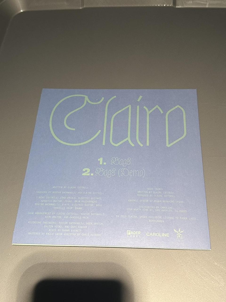 Clairo – Bags (2019, Vinyl) - outlet Never Played