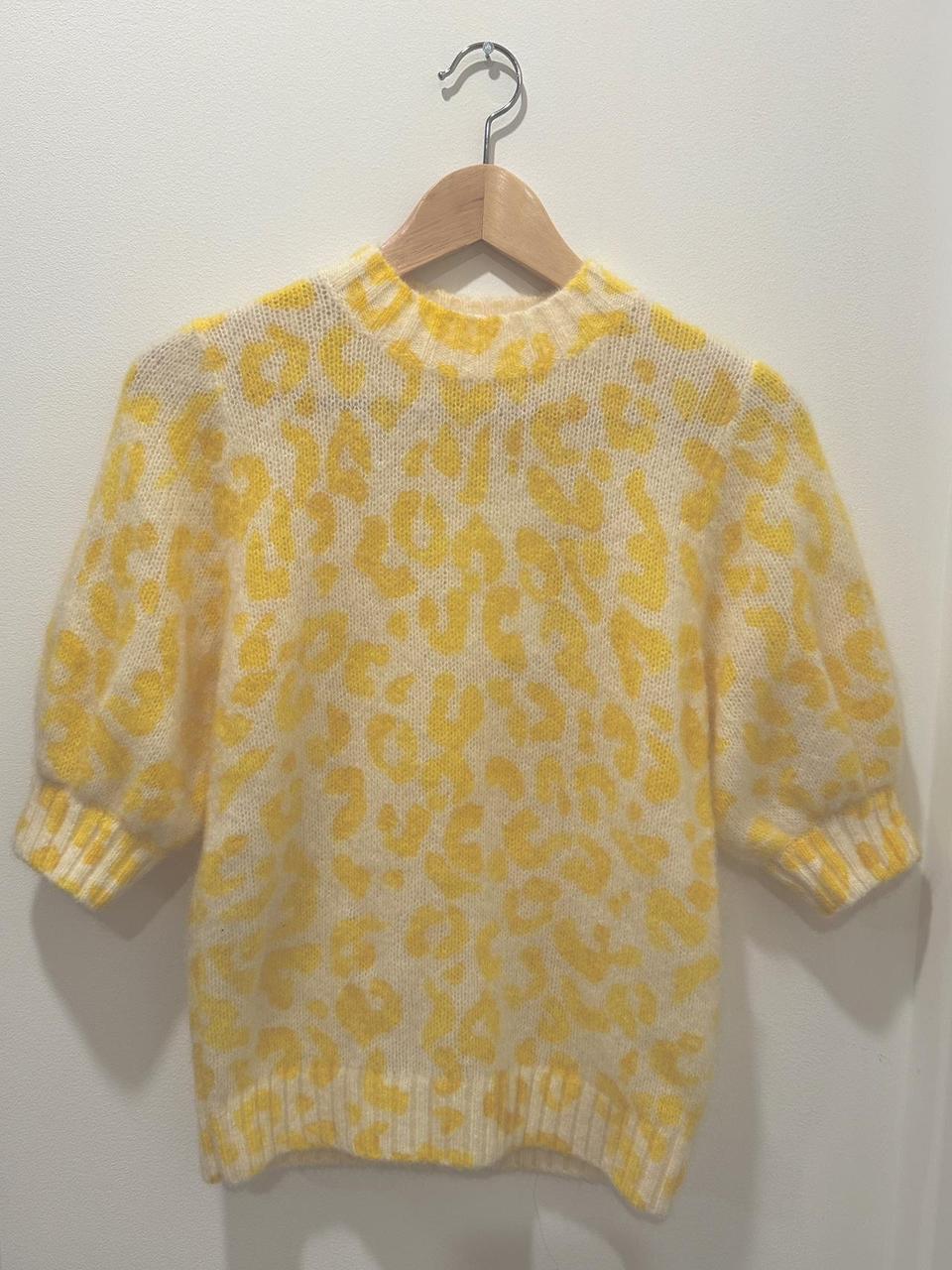 Sézane Women's Sweater Yellow/Multi S – SÉZAN La Maille white