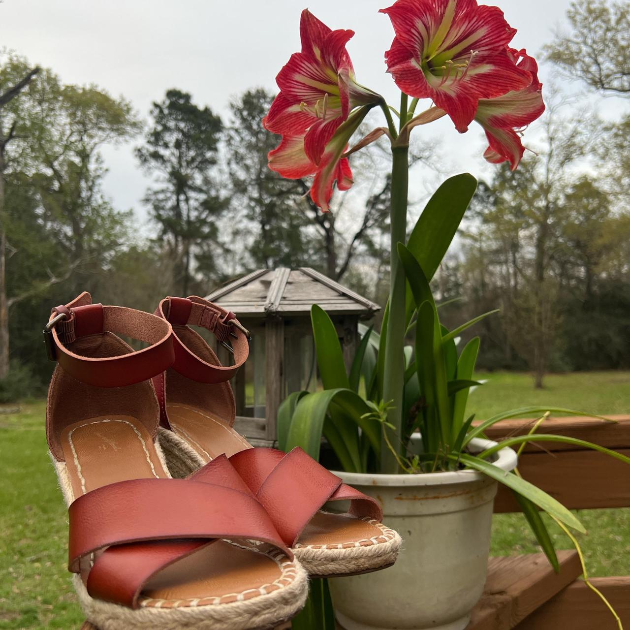 Universal Thread Women's Espadrilles - Red/Burgun… - image 1