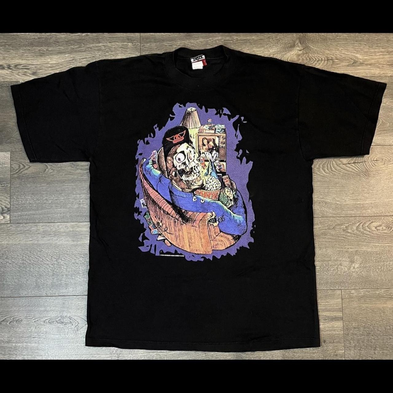 し*ま様 最終値下げAerosmith 1993年製 Tシャツ　get a gr し*ま様 最終値下げAerosmith 1993年製 Tシャツ get a gr - メルカリ