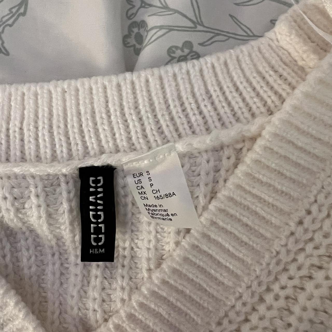 H and m sale cream jumper