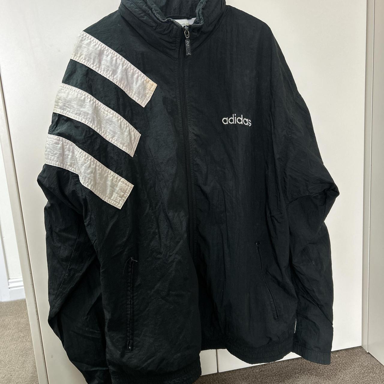 Large Vintage Adidas Three Stripe