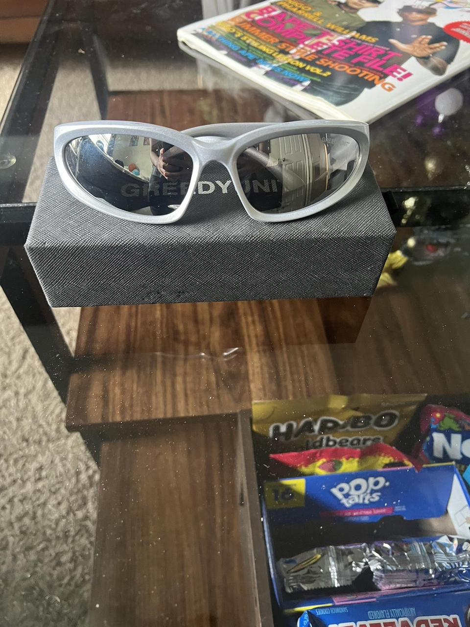 Balenciaga Men's Grey Sunglasses