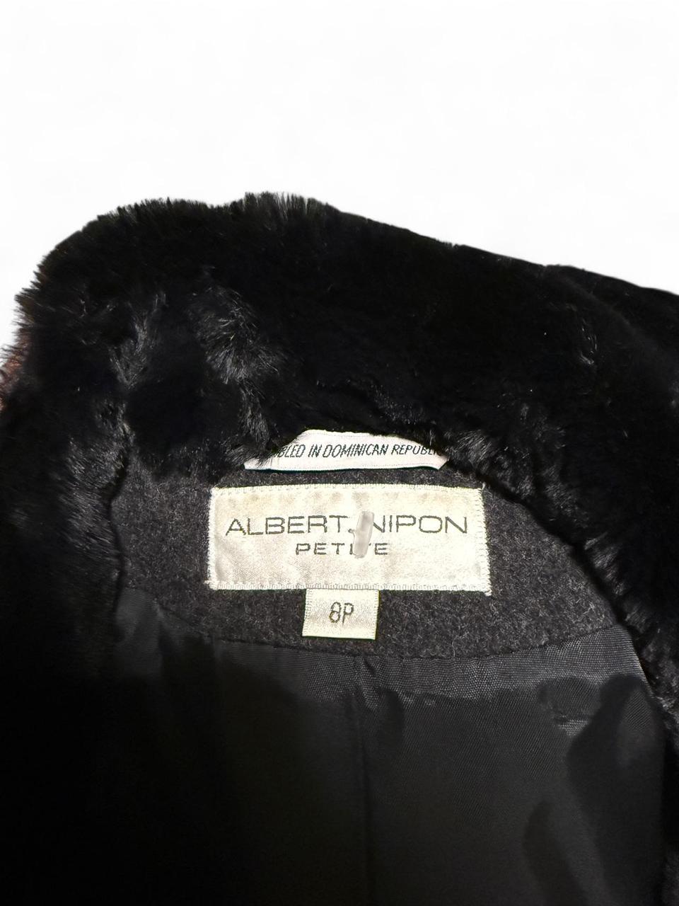 Albert Nipon Women's Wool Coat - Black/Grey - 8 –… - image 6