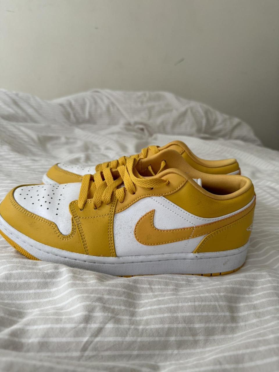 Nike Bumble Bee Jordan’s (Yellow / Mustard) Size US... - Depop