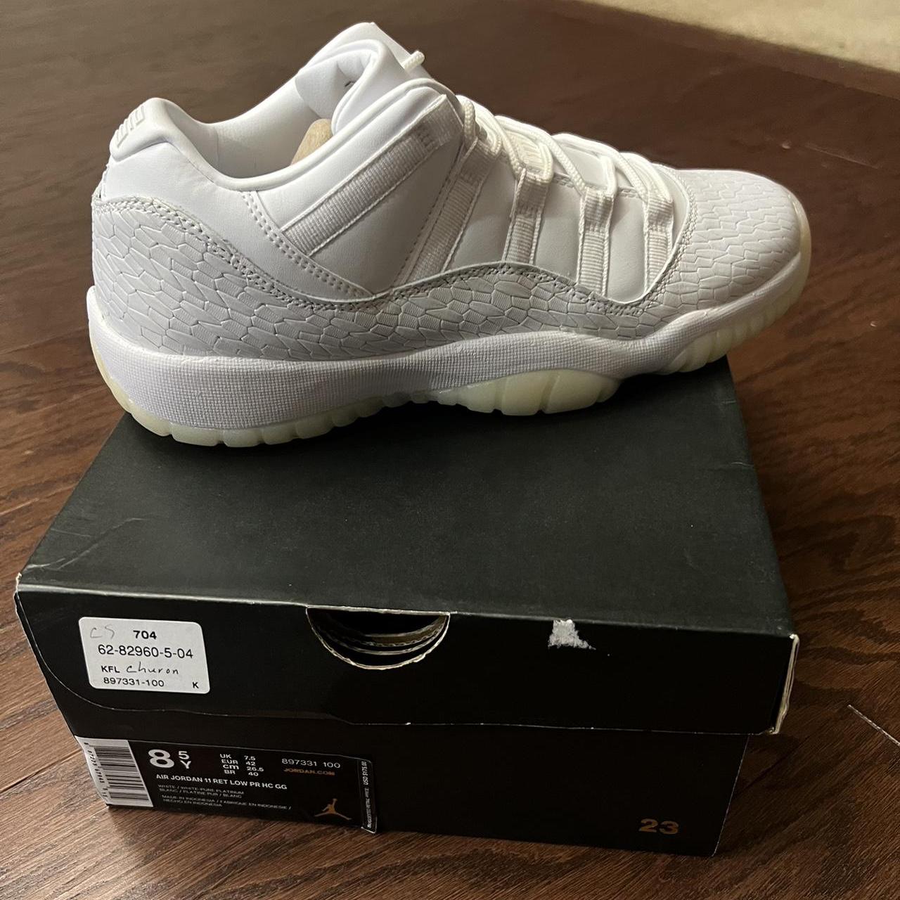 Jordan 11 sales low heiress white