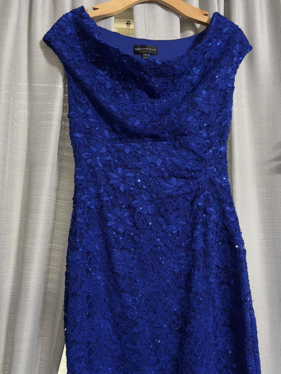 Connected Apparel Women's Dress Blue/Navy – Royal blue