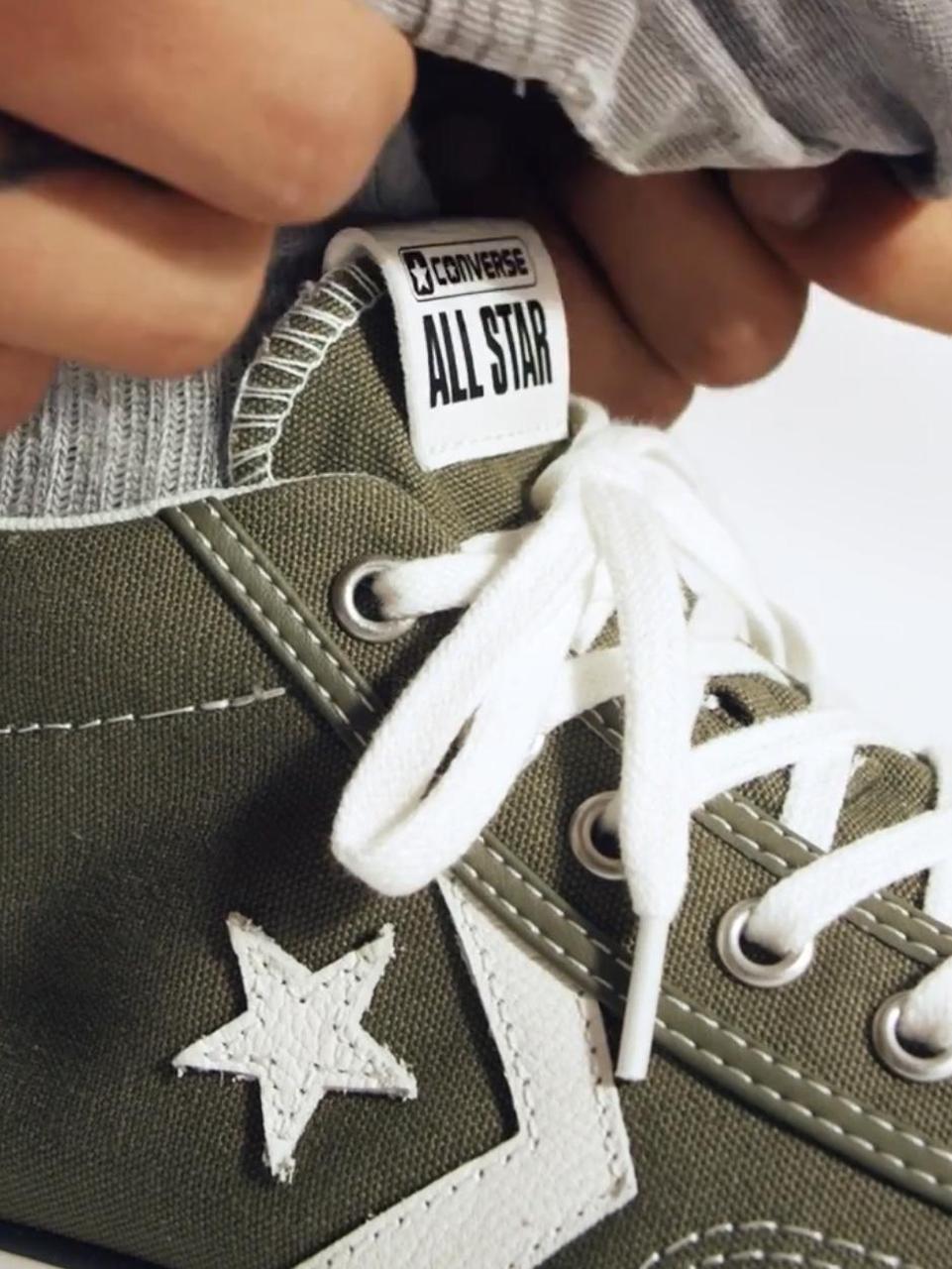 Converse star best sale player khaki