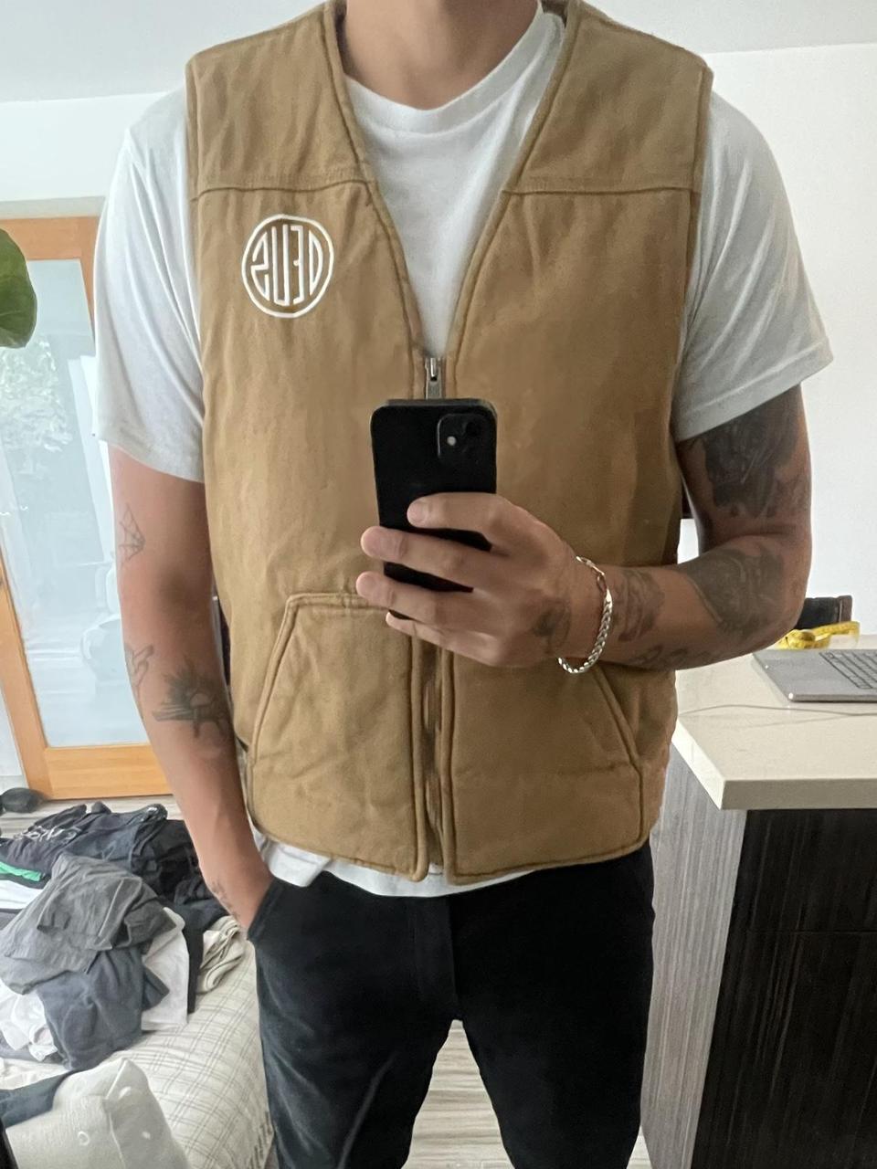 Deus Ex Machina heavy duty canvas vest. Size M. Deus - Depop