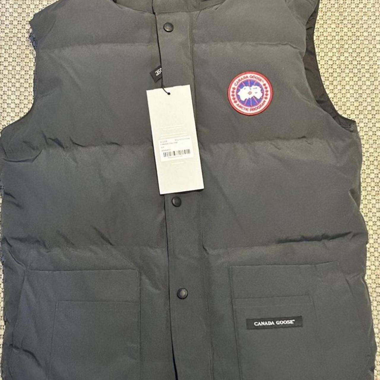 Canada goose cheap gilet mens grey