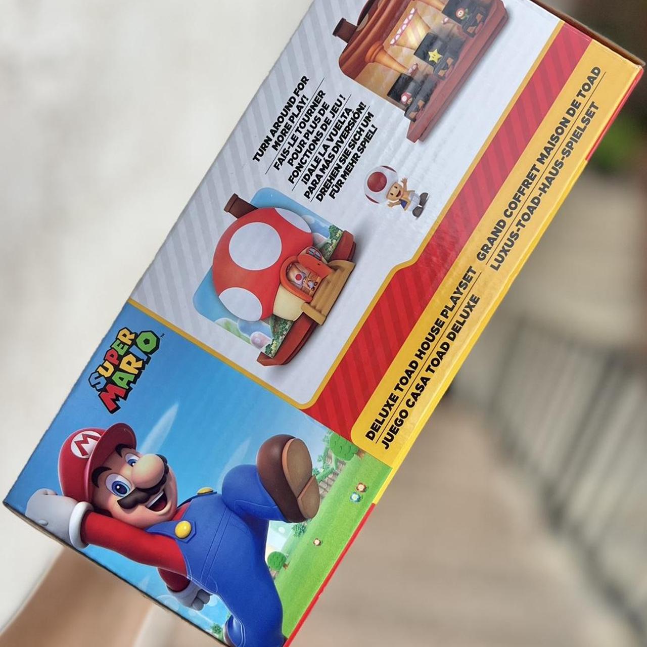 2022 Super Mario Deluxe Toad House Playset Free - Depop