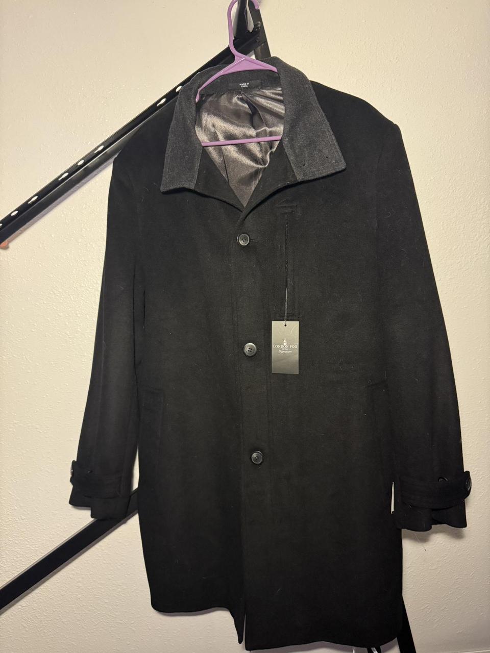 London Fog Men's Peacoat - Black - XL – London Fo… - image 1