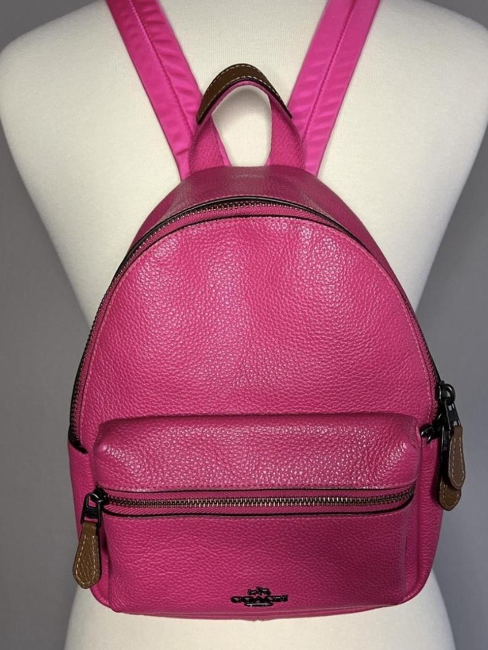 Coach mini charlie backpack in pebble leather best sale