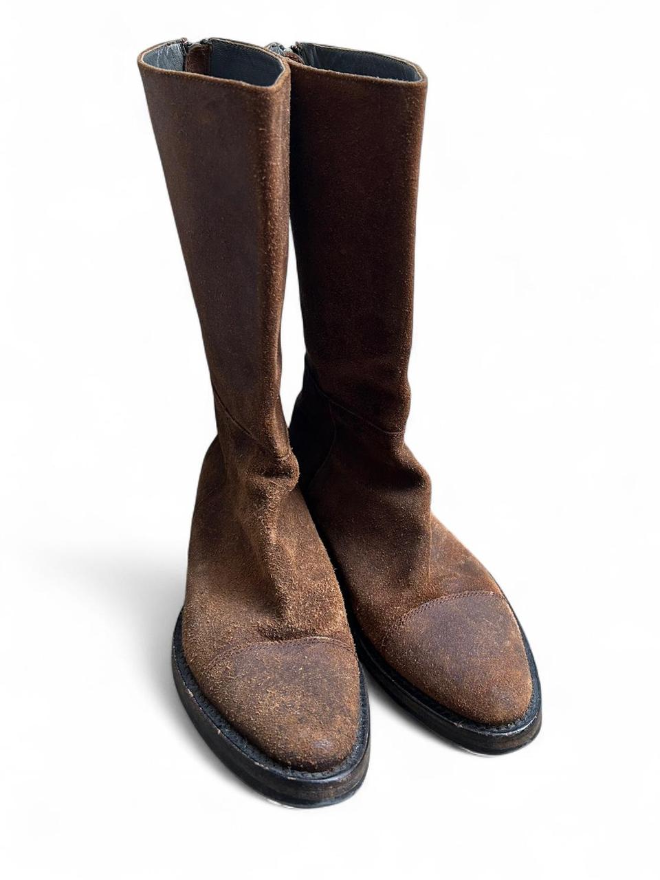 Miu Miu Women's Biker Boots - Brown - US 7 – Miu … - image 1