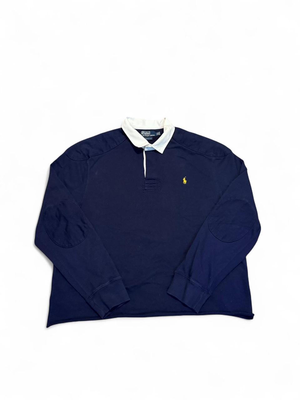 Polo Ralph Lauren Men's Polo shirt - Navy/Yellow … - image 1