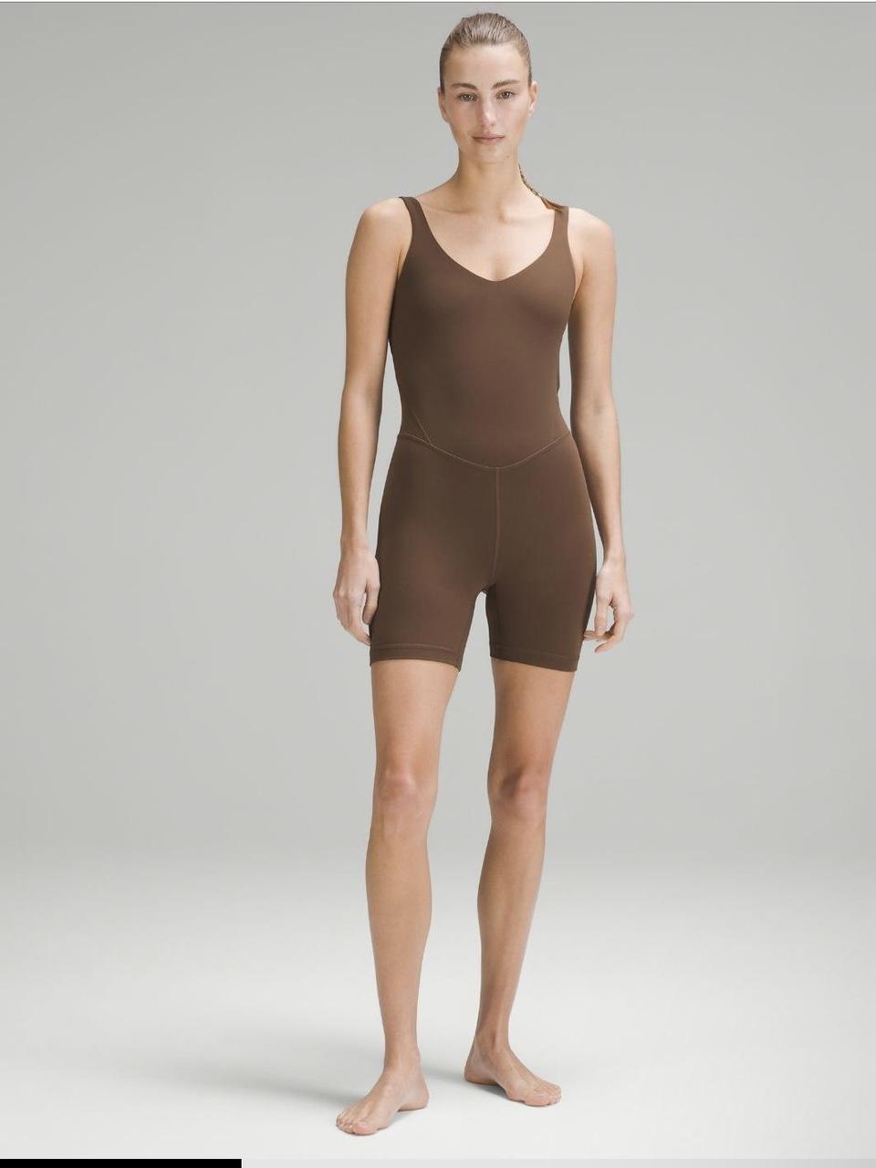 Size 10 Lululemon Align Bodysuit 6” in Java With tags