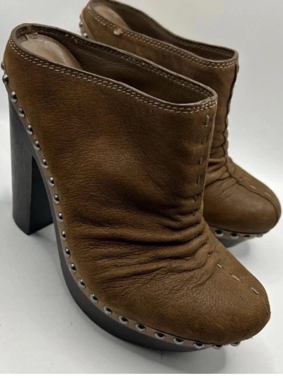 Miu Miu Women's Clogs - Brown/Tan - US 6 – Miu Mi… - image 4