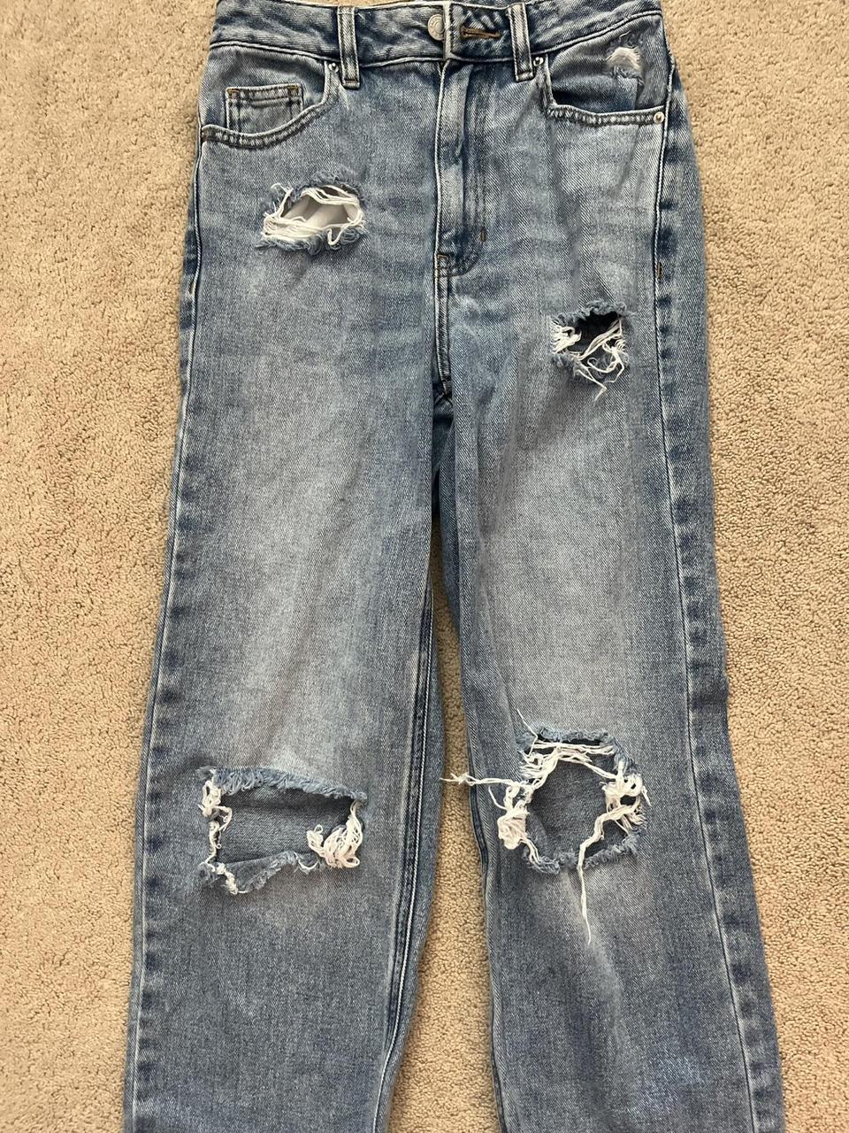 PacSun Women's Ripped Jeans Blue – pacsun high waisted