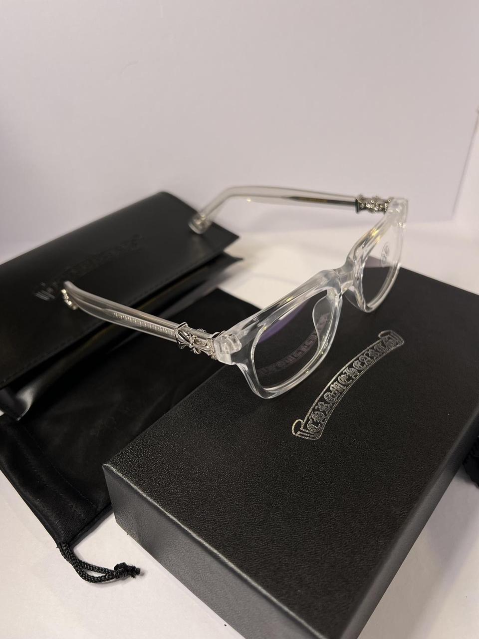 Men's Sunglasses - Silver/White – Chrome Hearts glasses Crystal & Silver "VAGILLIONAIRE" …