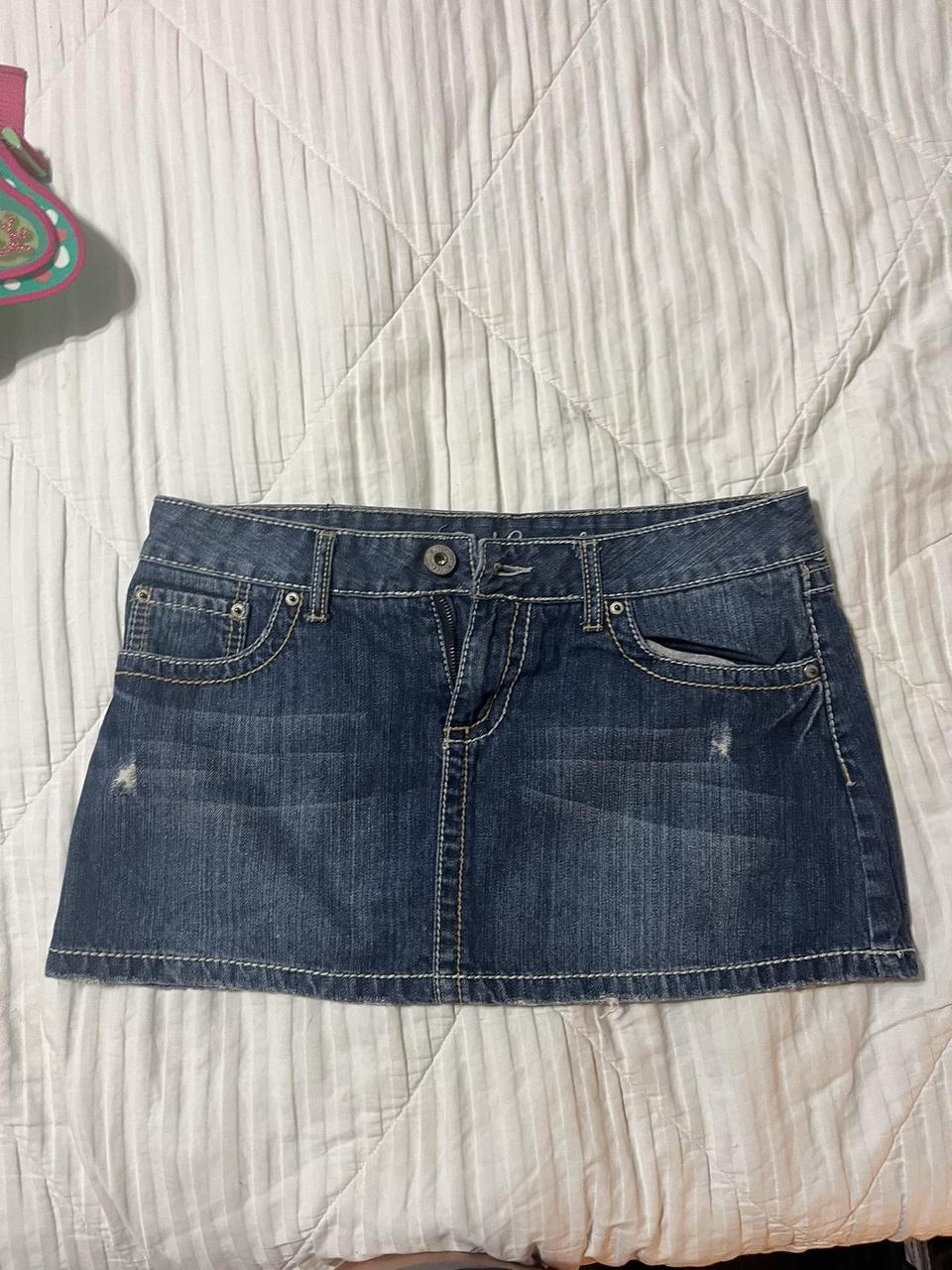 Mini Demin skirt in almost perfect condition never worn - Depop