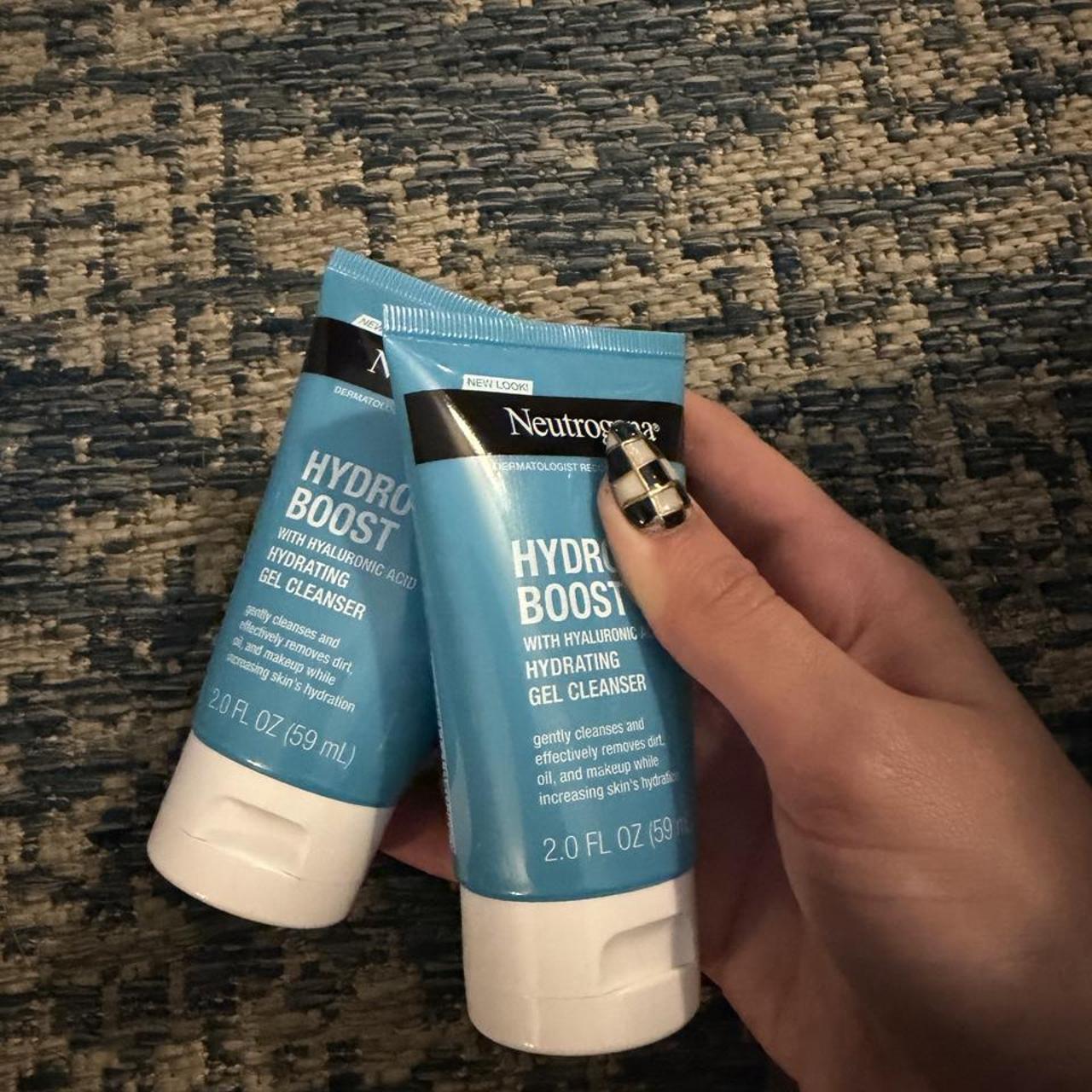 Neutrogena blue and white skincare