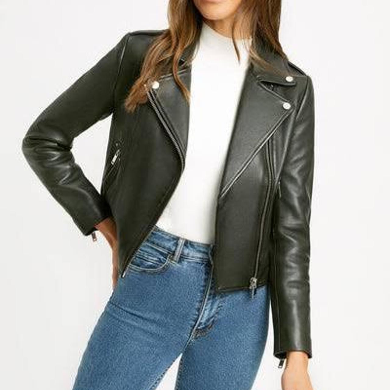 Kookai Roc Biker Jacket Colour: Black Size: 36