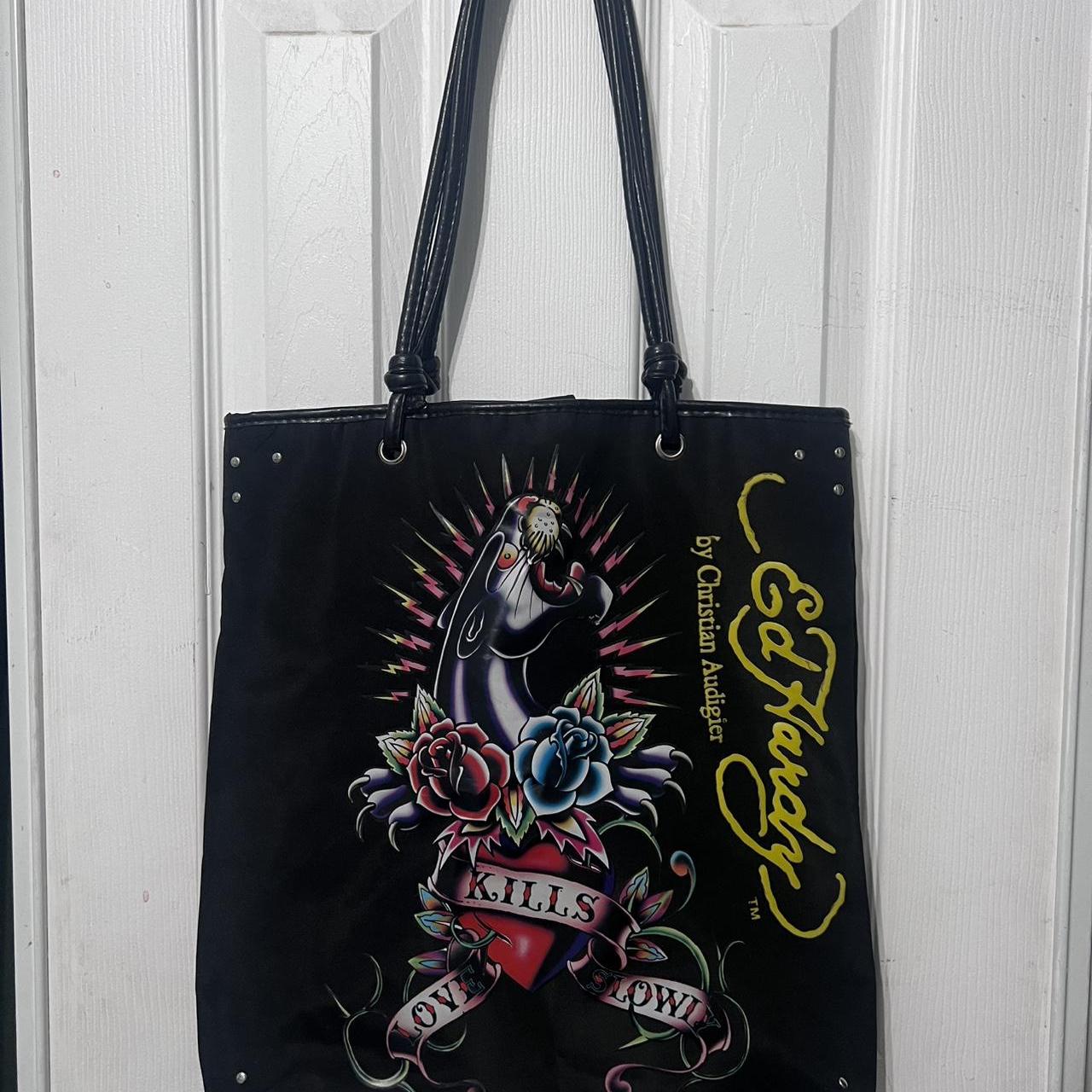 エド・ハーディー ラブキルバッグ ハンドバッグ Y2K Ed Hardy Ed