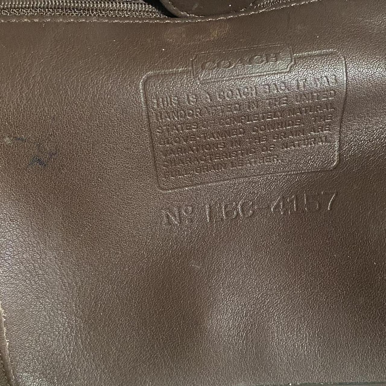 Repop! Vintage Coach Bag 4157 - Brown Leather | Depop