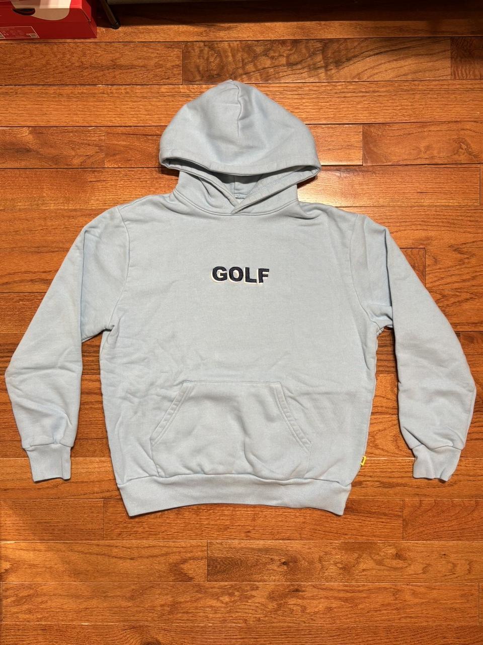 Powder Blue Golf 3D Logo Hoodie GOLF WANG Size. Depop