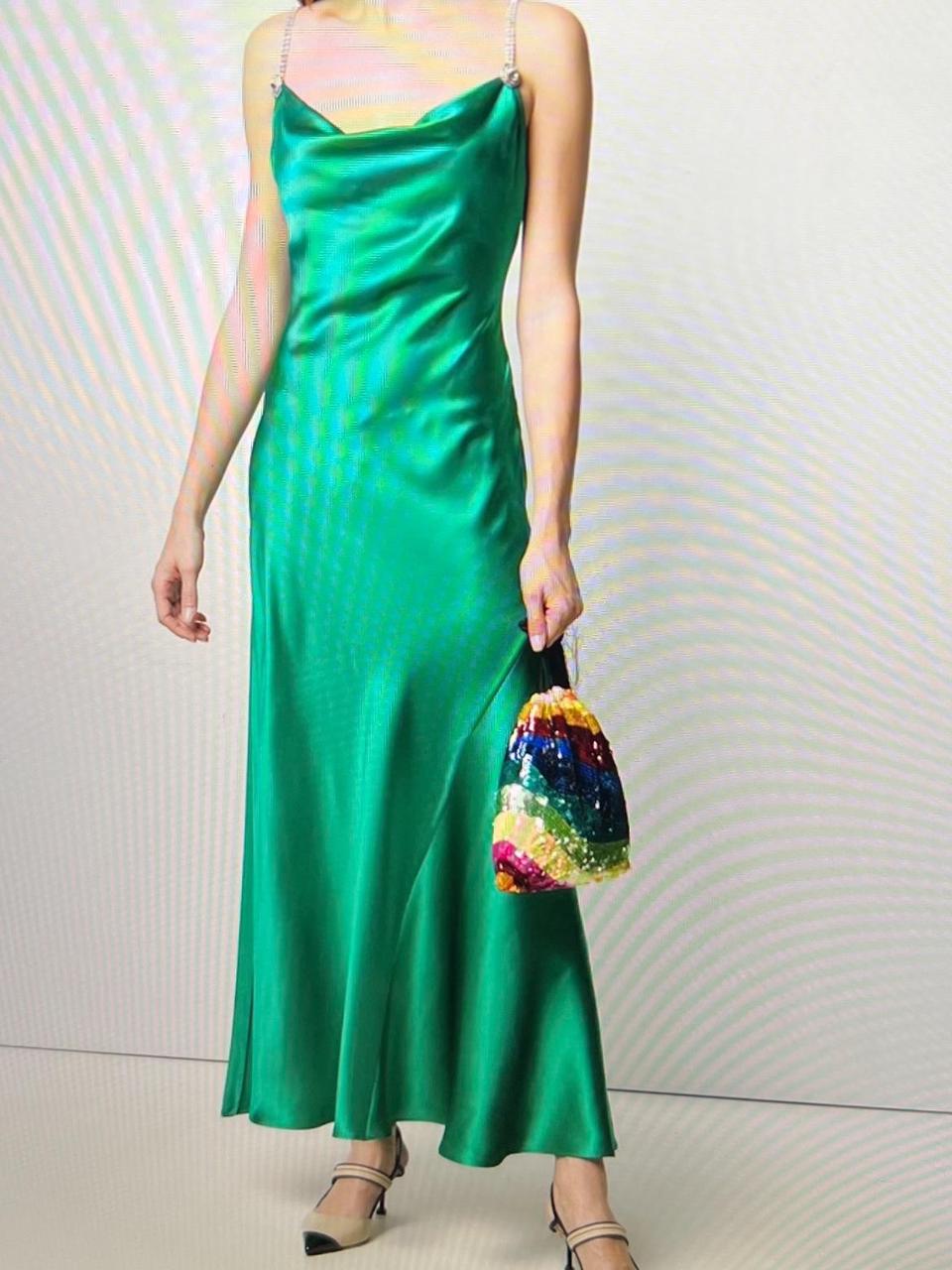 Alessandra Rich Women's Green Dress (2)