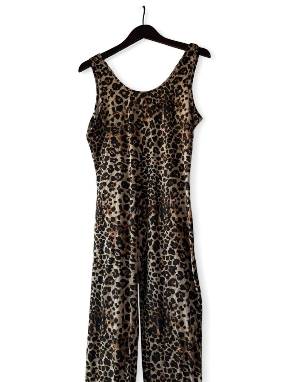 No Boundaries Women's Jumpsuit - Brown/Multi - L … - image 1