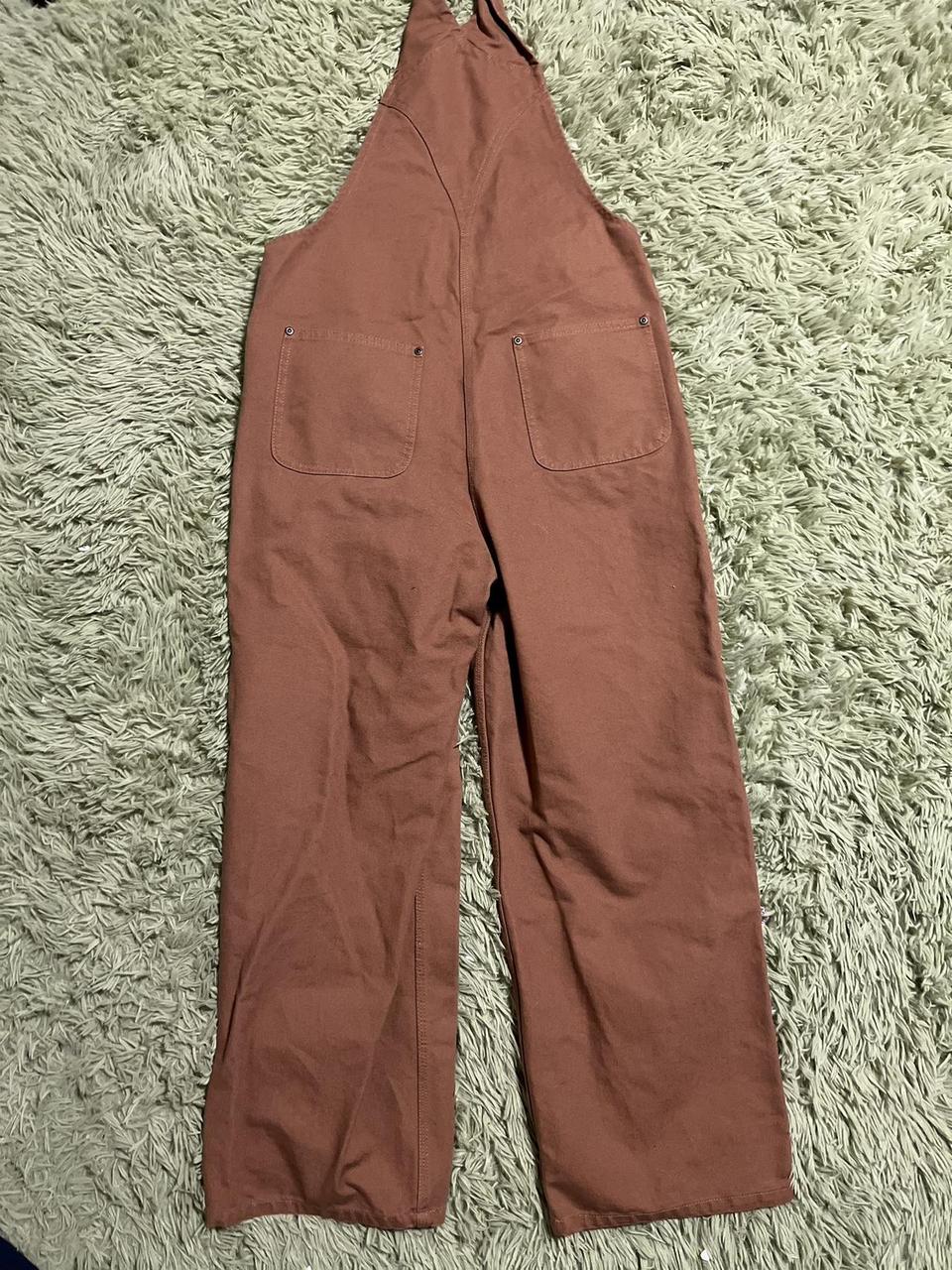 Carhartt Khaki Overalls fit perfectly size 14 Depop