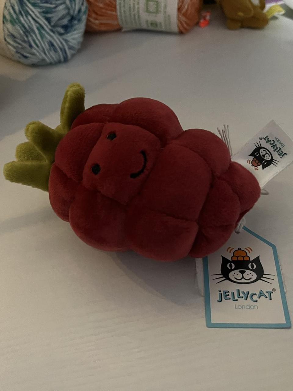 jellycat raspberry !! ! sooo o o cute and brand new... Depop