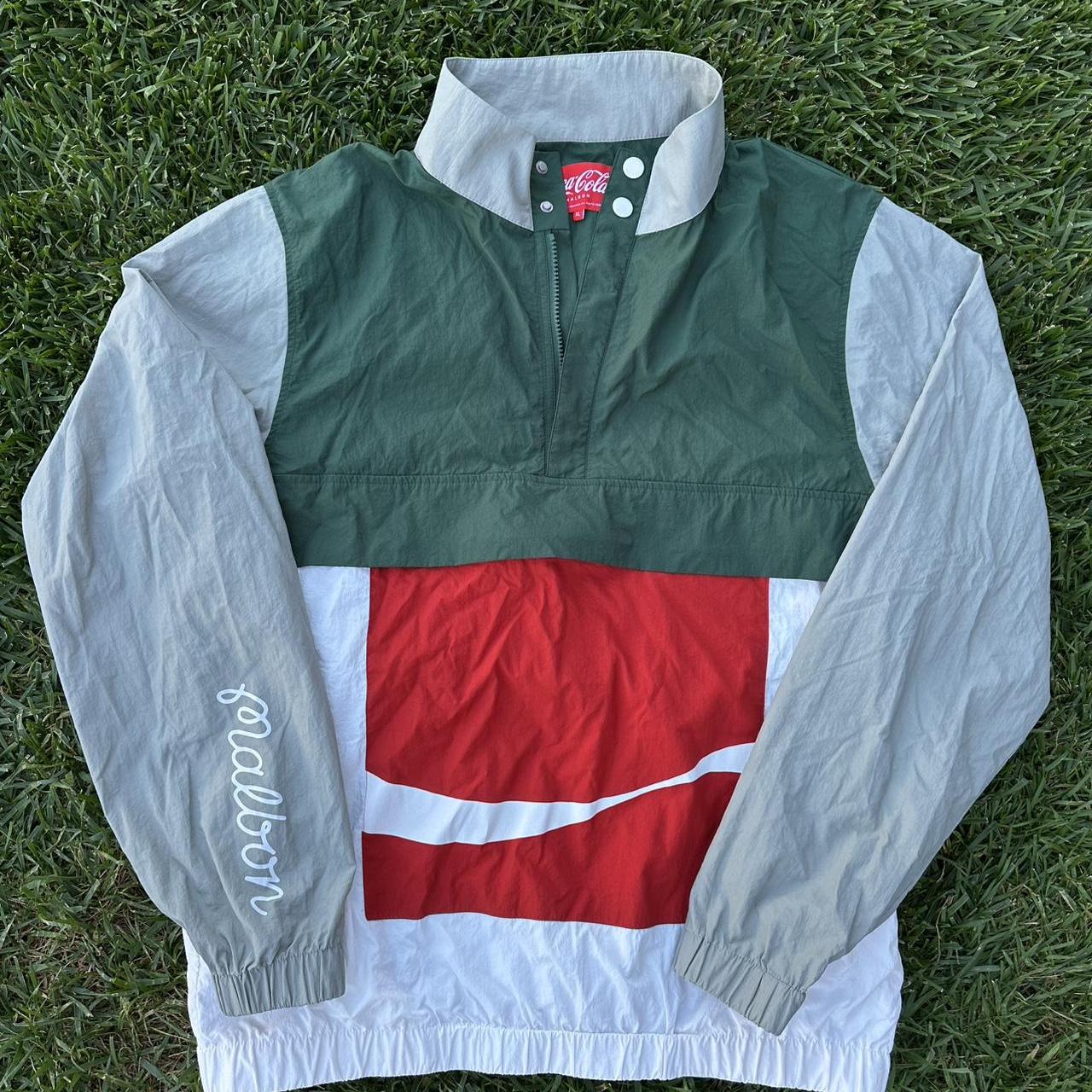 メンズウェア MALBON GOLF/Pullover Windbreaker Malbon Golf Hunt Club Windbreaker (Forest Green) – Centre