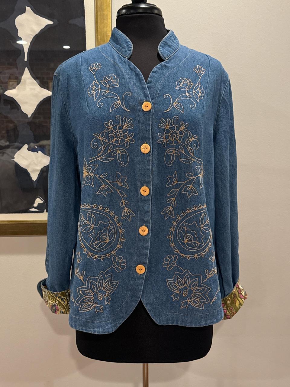 Ruby Rd. Women's Shacket Jacket - Blue/Navy - L –… - image 1