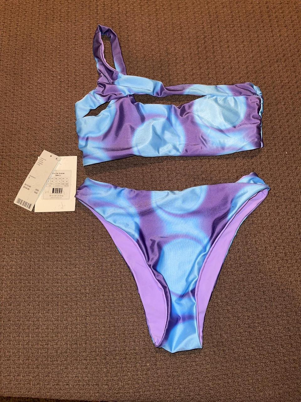 Hosbjerg Women's Blue and Purple Swimsuit-one-piece