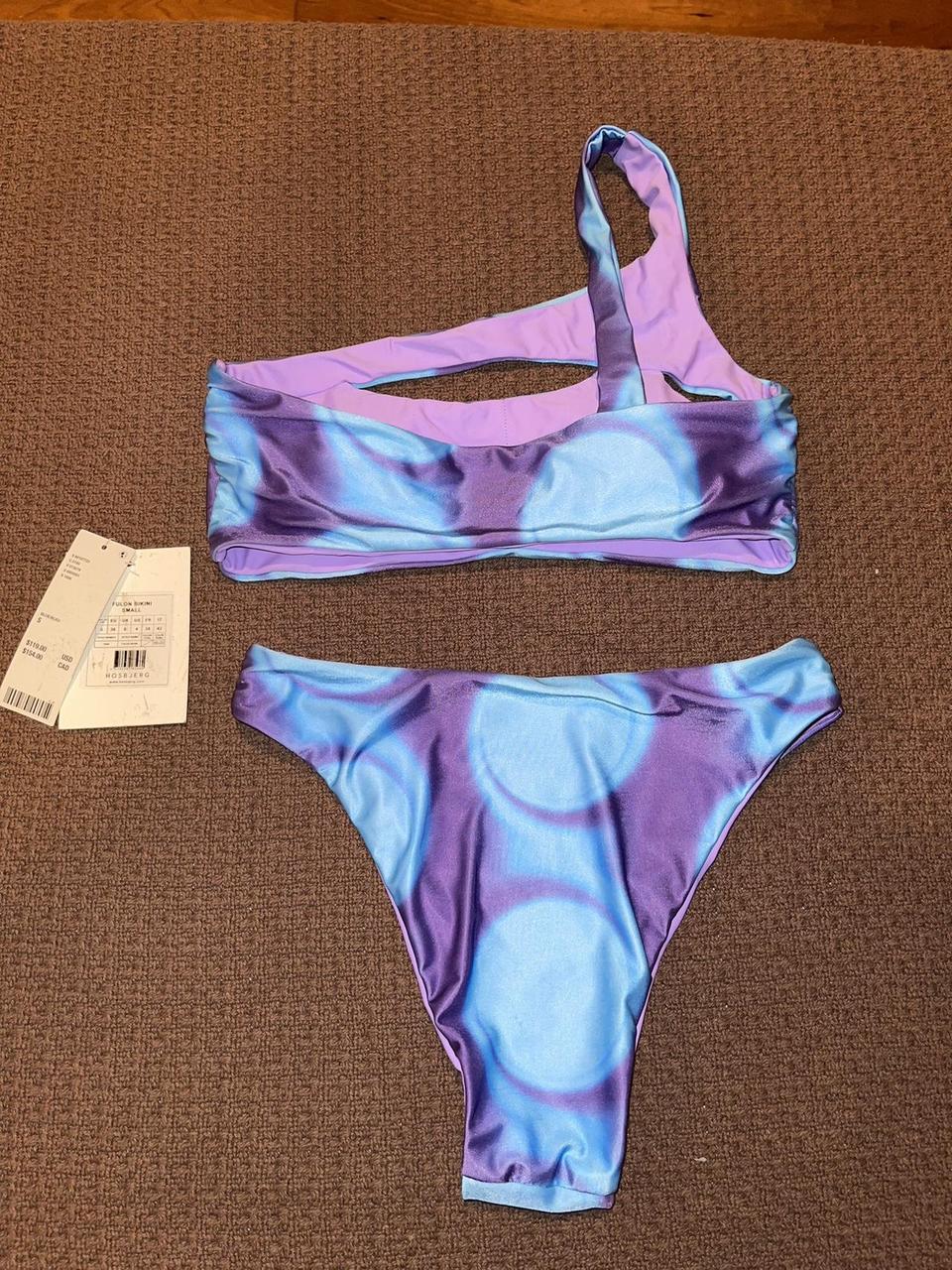 Hosbjerg Women's Blue and Purple Swimsuit-one-piece (2)