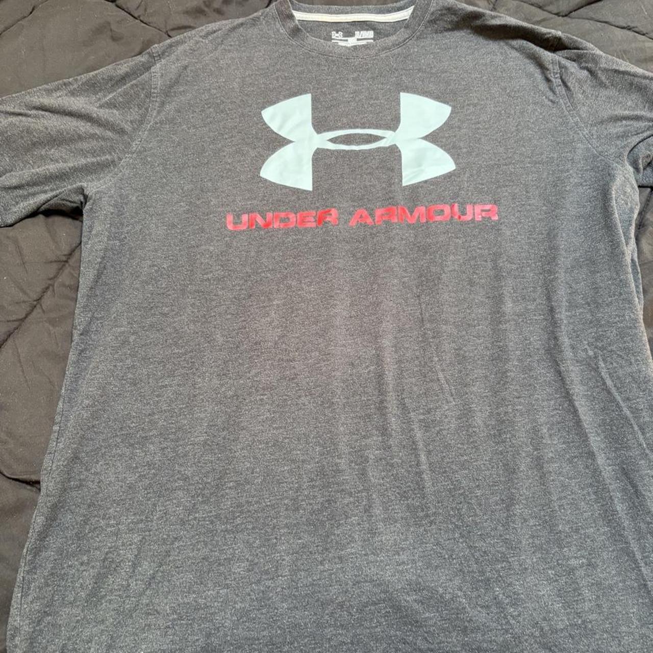 Under armour men's grey t-shirt
