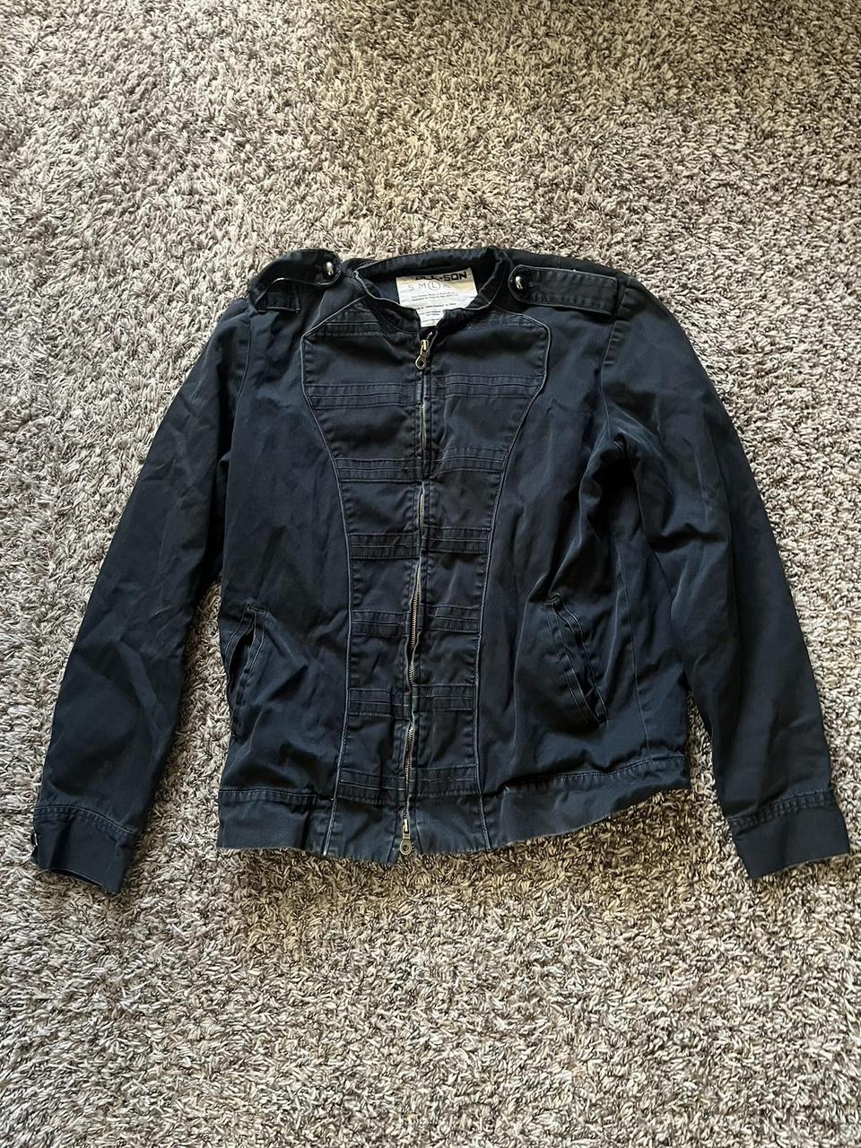 All Son Brand Jacket Black Size L Pre Owned Good. Depop