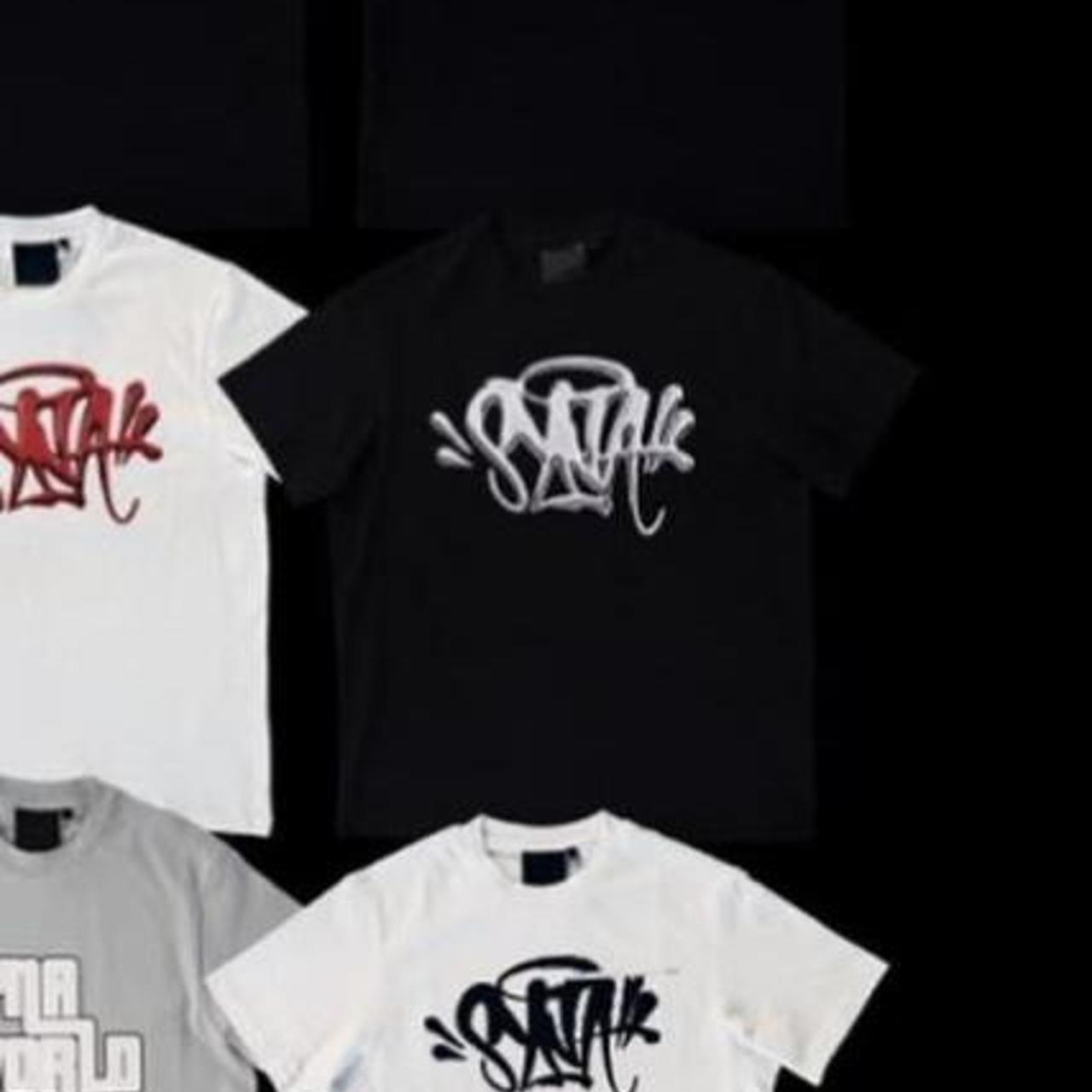 Syna World Chrome Tee Black Size: S Fits: S & | Depop