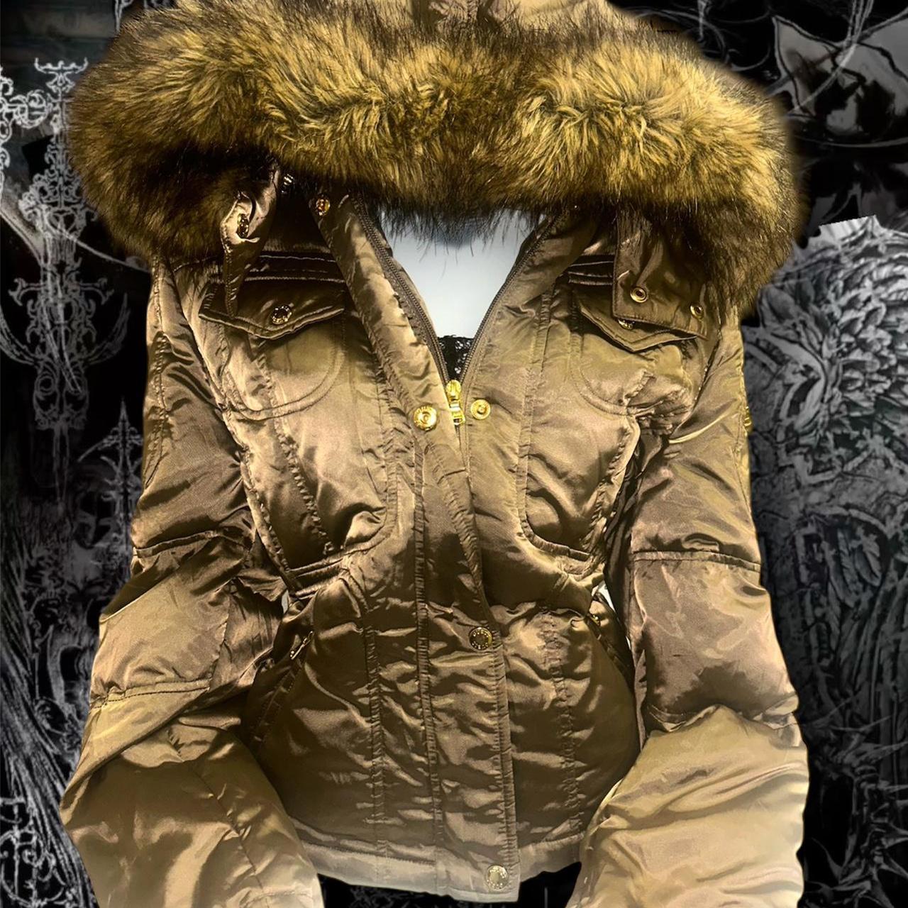 GLAD NEWS coated fur jacket 平成 y2k GLAD NEWS coated fur jacket 平成 y2k 00s glad news fur