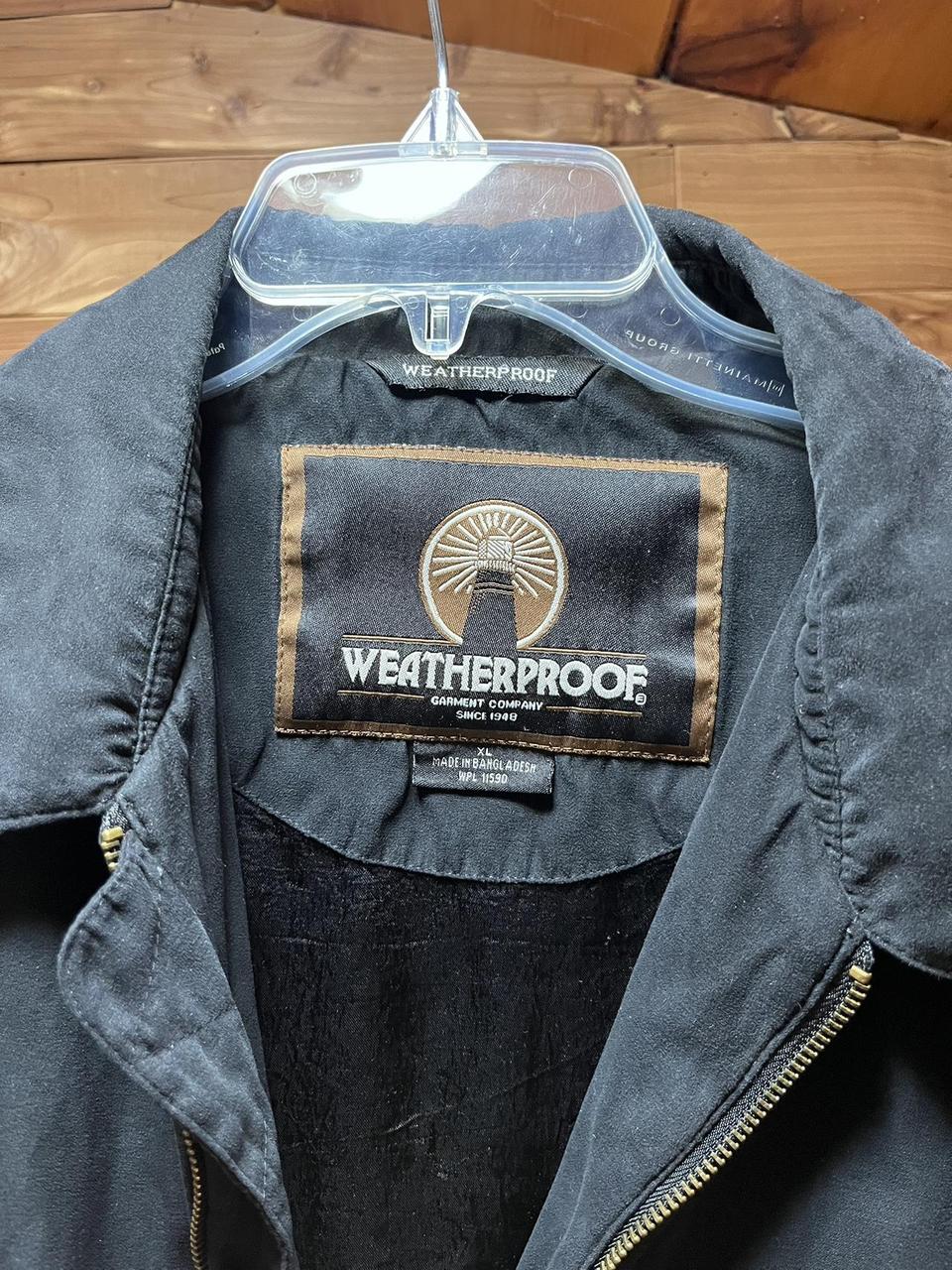 Weatherproof bomber style coat Size large - Depop