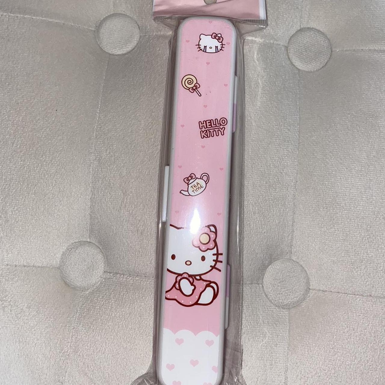 Good condition! 2001 Hello Kitty Fork with Plastic - Depop