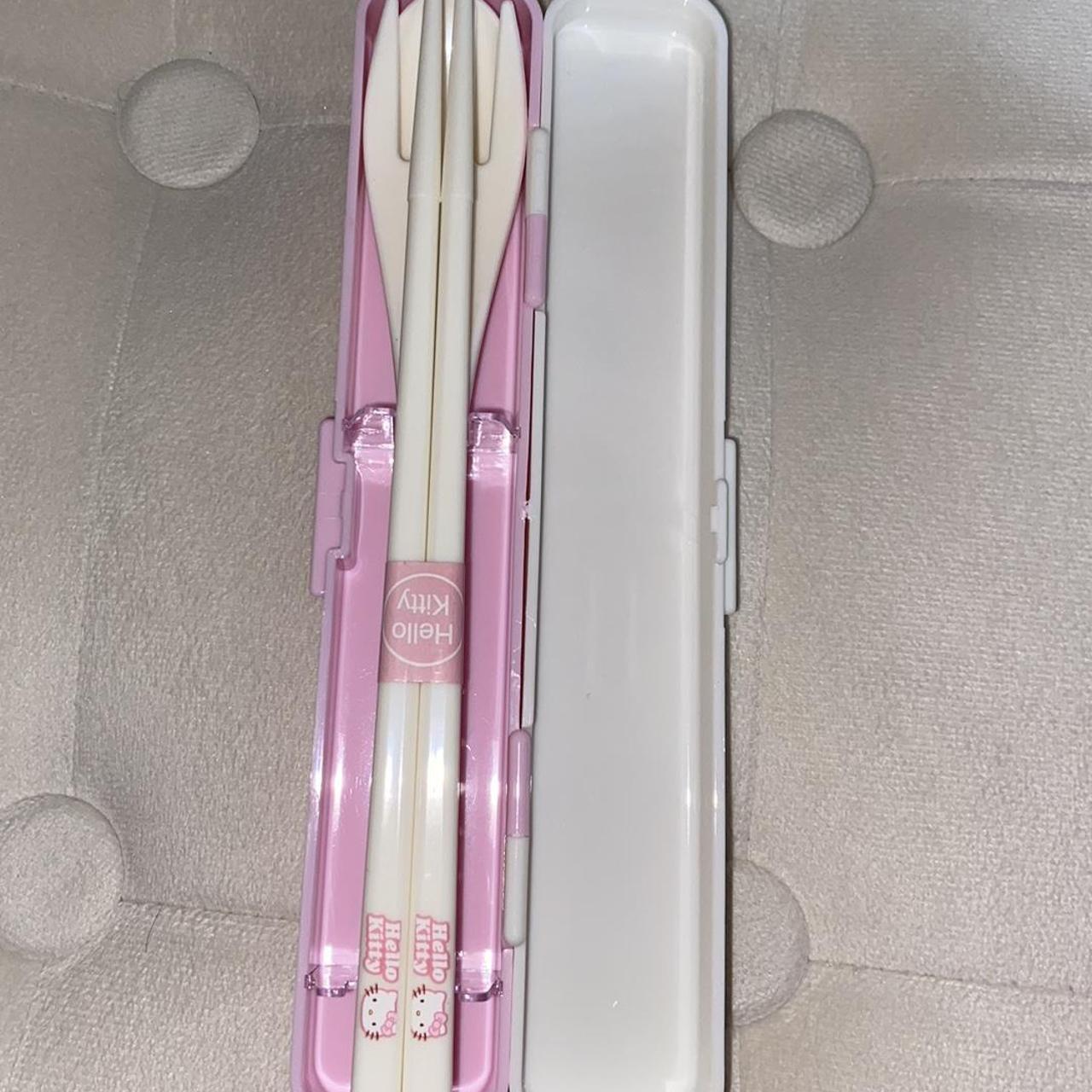 Good condition! 2001 Hello Kitty Fork with Plastic - Depop