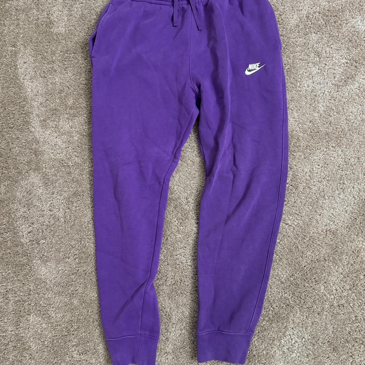nike purple sweatpants mens