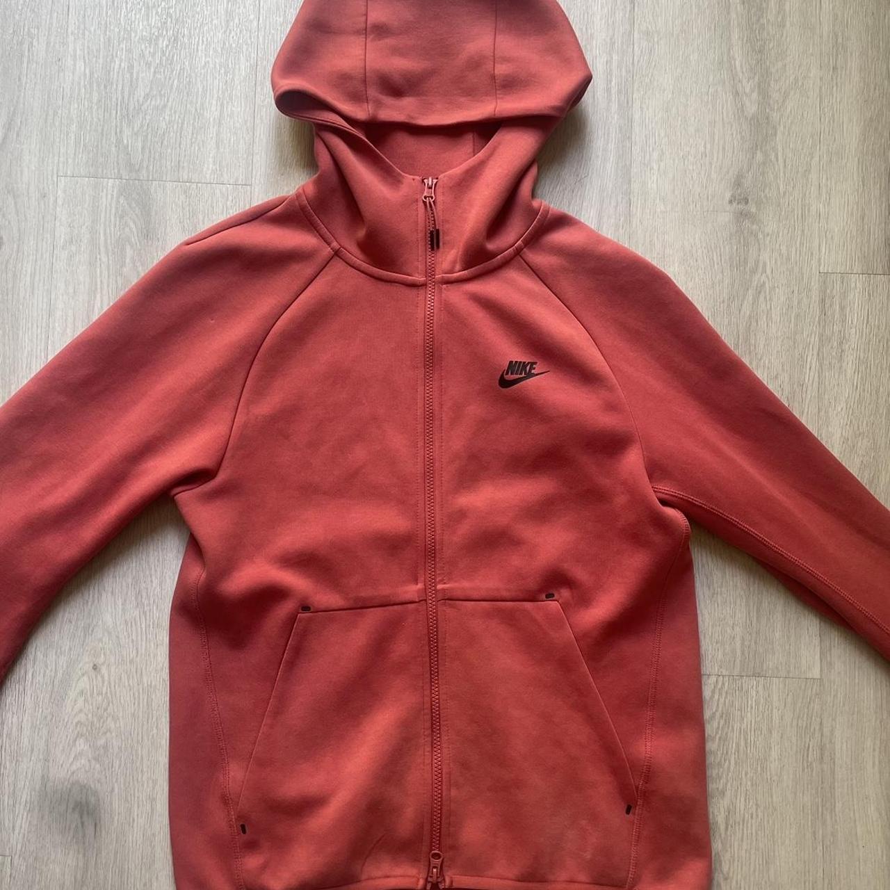 Nike tech fleece hoodie salmon Men s small Minor